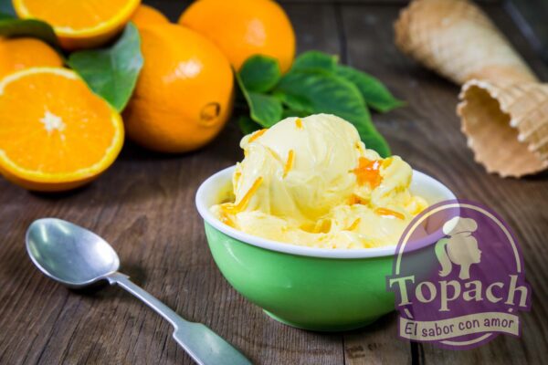 Helado de Naranja Jengibre